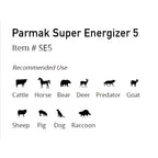 Parmak Super Energizer 5 Electric Fence Charger, 50-Mile Range, Red
