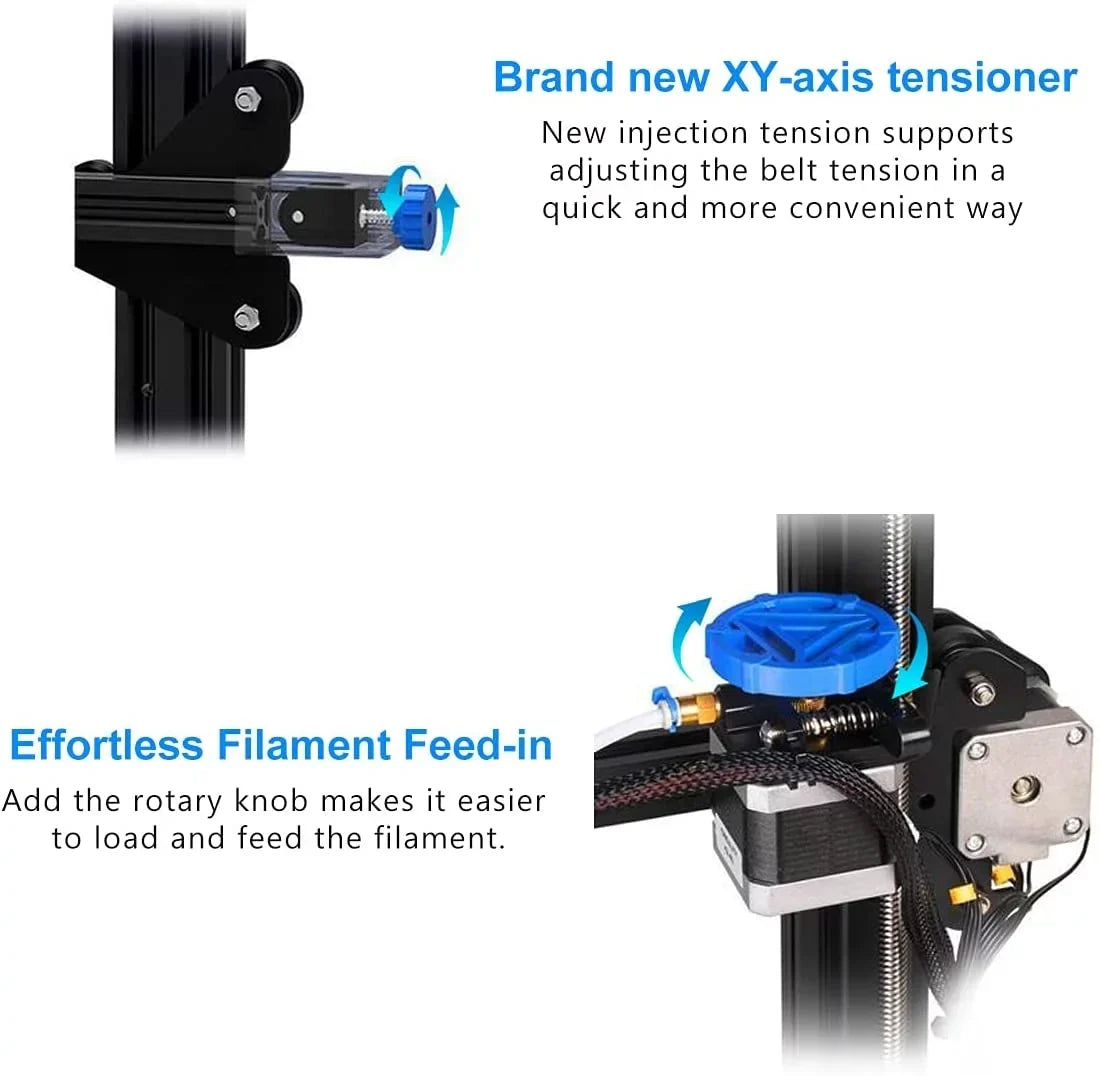 Creality Ender 3 V2 FDM 3D Printer, 220x220x250mm Build Size - Ender 3 V2