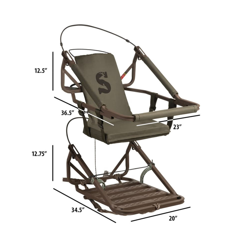 Summit Viper Steel Lightweight Self Climbing Single Seat Deer Hunting Treestand