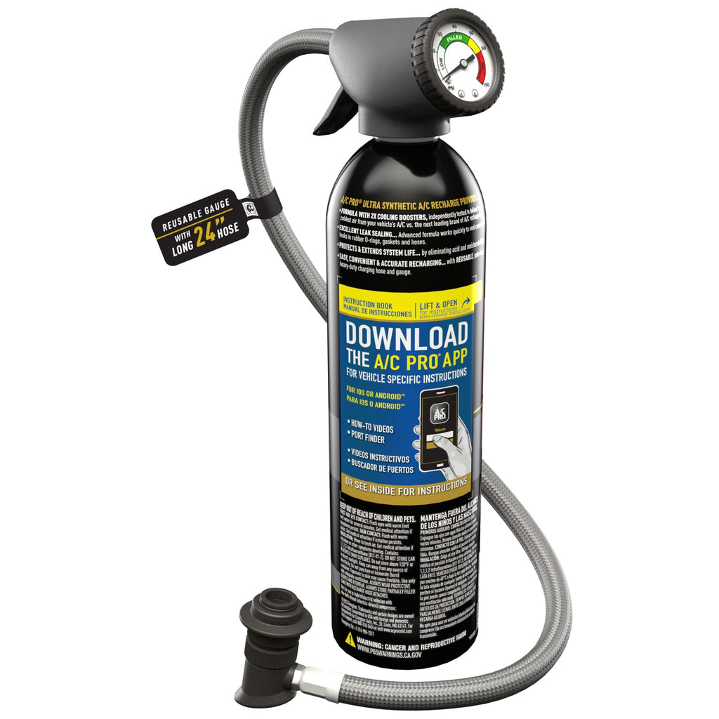 A/C Pro ACP-100 Ultra Synthetic R-134a Car Refrigerant Kit - 18 OZ (CA Compliant)
