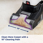 BISSELL PowerForce Pet XL Upright Deep Cleaner, for Carpet and Upholstery, 10" Clean Path, Above Floor Cleaning, Large Clean Tank, Lightweight, 3748