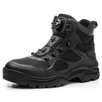 Closure System Laceless Steel Toe Shoes Boots