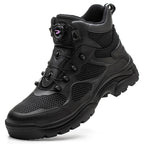 Closure System Laceless Steel Toe Shoes Boots