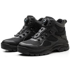 Closure System Laceless Steel Toe Shoes Boots