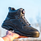Closure System Laceless Steel Toe Shoes Boots