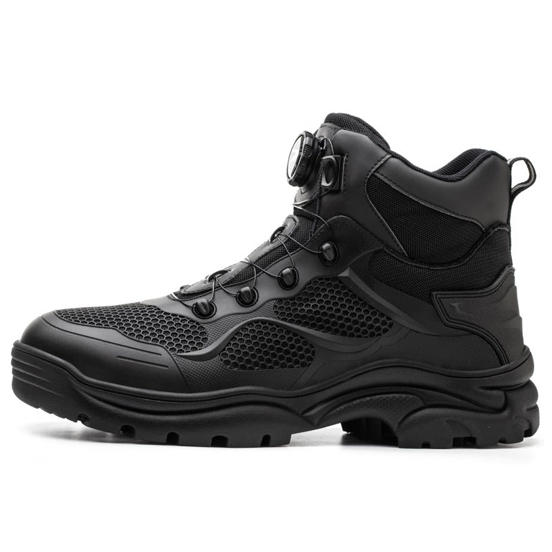 Closure System Laceless Steel Toe Shoes Boots