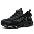 Reel Knob Lacing System For Steel Toe Shoes