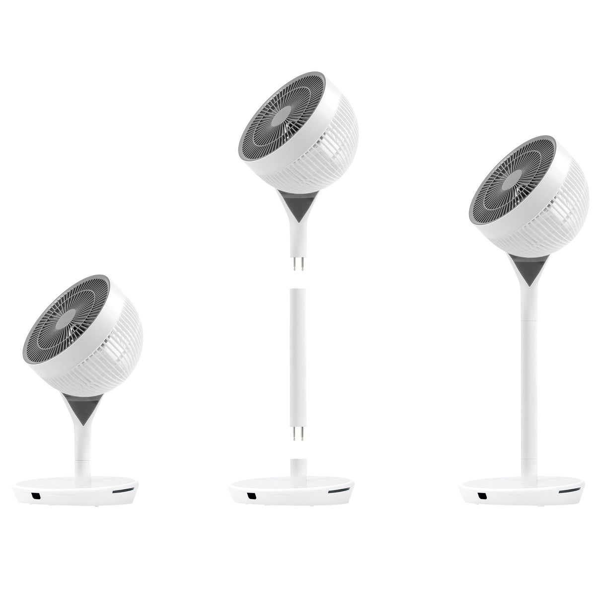 Woozoo 360 Pedestal Fan, Adjustable Height 21 in Or 36 in