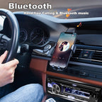 Alondy Single DIN Car Stereo with CD/DVD Player Bluetooth AM/FM Radio USB SD AUX