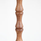 Oneach 62" Farmhouse Floor Lamp for Living Room,Wood Grain Brown Standing Lamp for Bedroom Retro