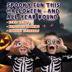 30 Gummy Eyeballs, Spooky Halloween Eyeball Candy in 4 Flavors, Soft Gummies with Jelly Filling, Individually Wrapped, By 4YoreElves (19 oz)