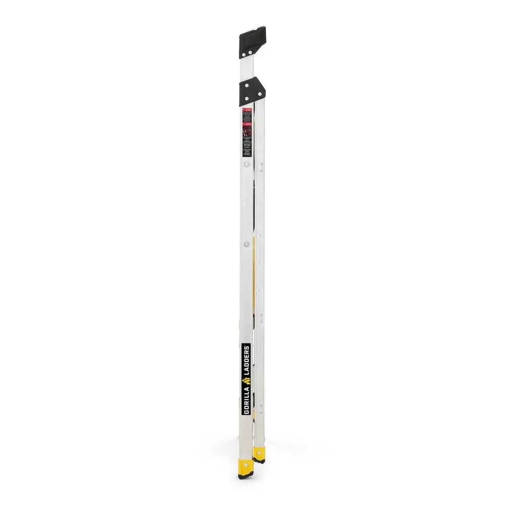 Gorilla Ladders Aluminum Dual Platform Ladder With Project Bucket, 5.5 Ft, 300 Lb Capacity