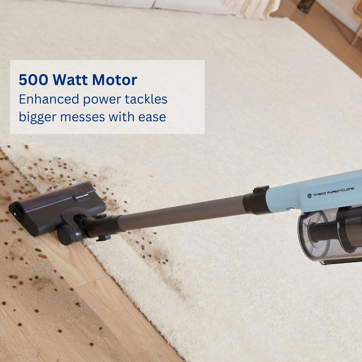 Tineco GO Pet Cordless Stick Vacuum Cleaner, Powder Blue