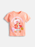 Strawberry Shortcake Toddler Girls Halloween Graphic Tee with Short Sleeves, Sizes 12M-5T