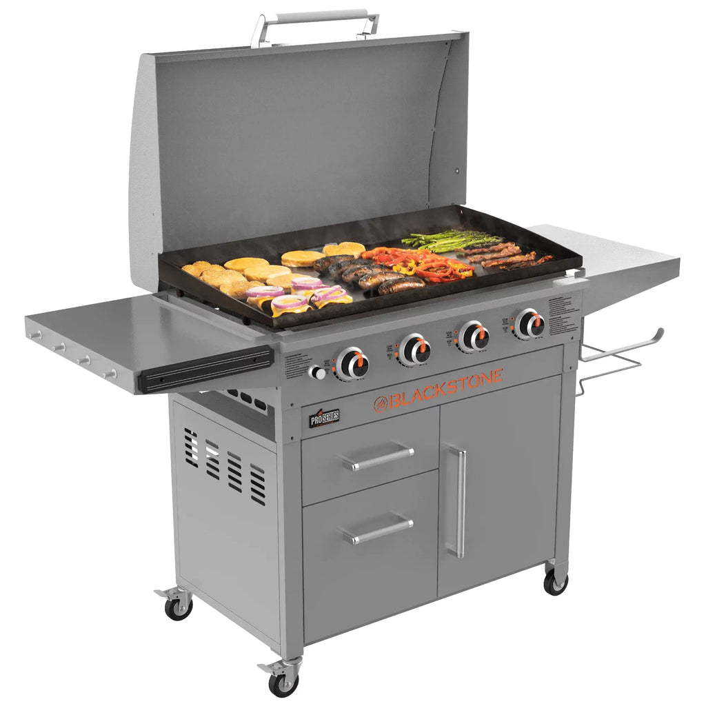 Blackstone ProSeries 4-Burner 36-Inch Griddle Cooking Station With Hood