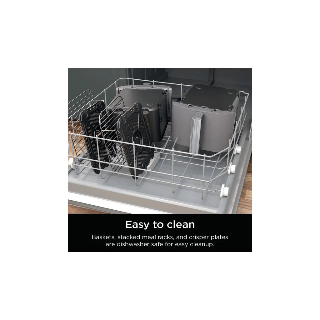 Ninja DoubleStack XL Smart 2-Basket Air Fryer, 10 QT