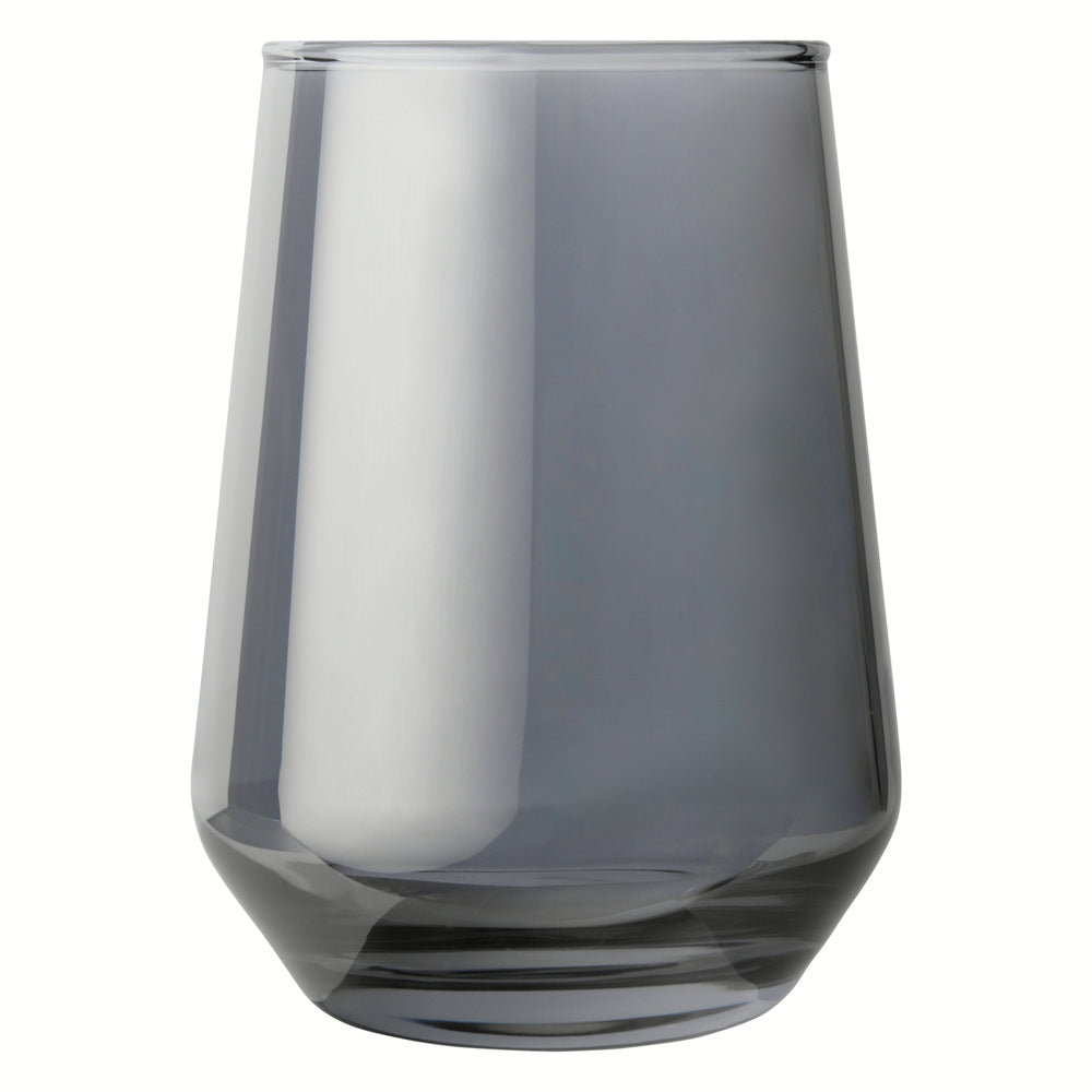 Thyme & Table 13.5 fl oz Smoke Angled Stemless Wine Glasses, Set of 4