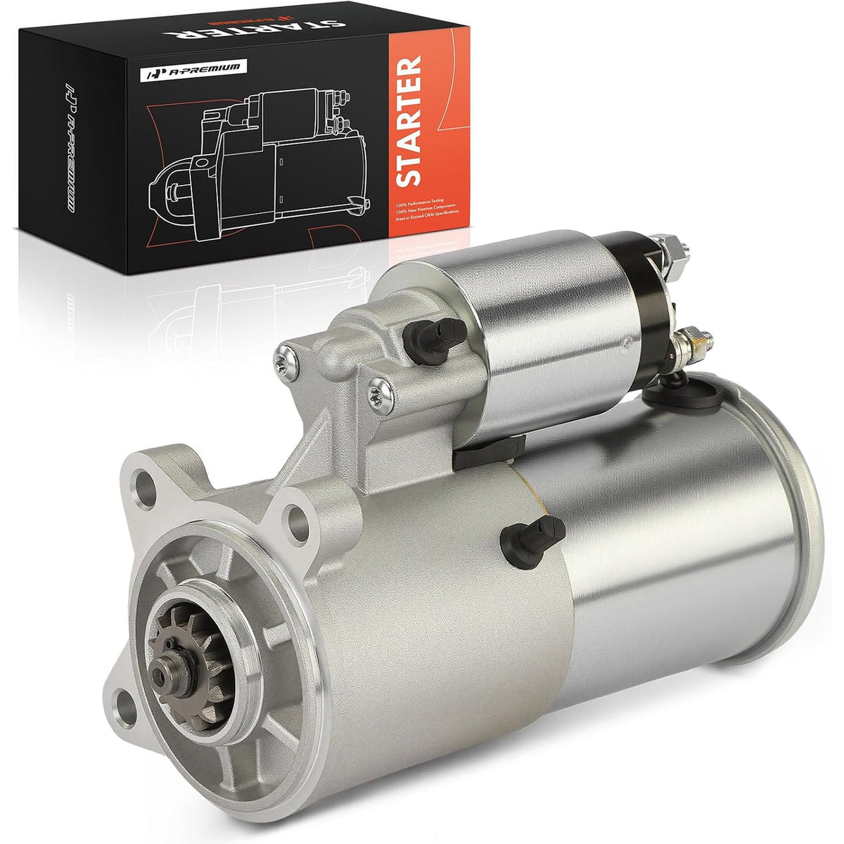A-Premium Starter Motor Compatible with Ford F150 F250 F350 Super Duty 1999-2013 4.6L 5.0L 5.4L 6.2L 6.8L, Mustang 05-10, Expedition 99-14, Excursion