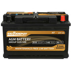1AUTODEPOT Platinum AGM Group 94R Battery, 12 Volt Rechargeable Automotive Batteries for Car, H7 850CCA 80Ah 140RC