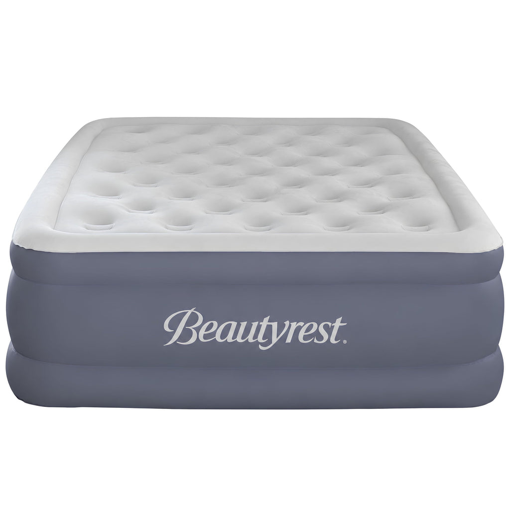 Beautyrest Sensa-Lux Deluxe 24" Queen Air Mattress with Built-In Pump, Auto Shut-Off, Cushioned Coil-in-Coil Comfort