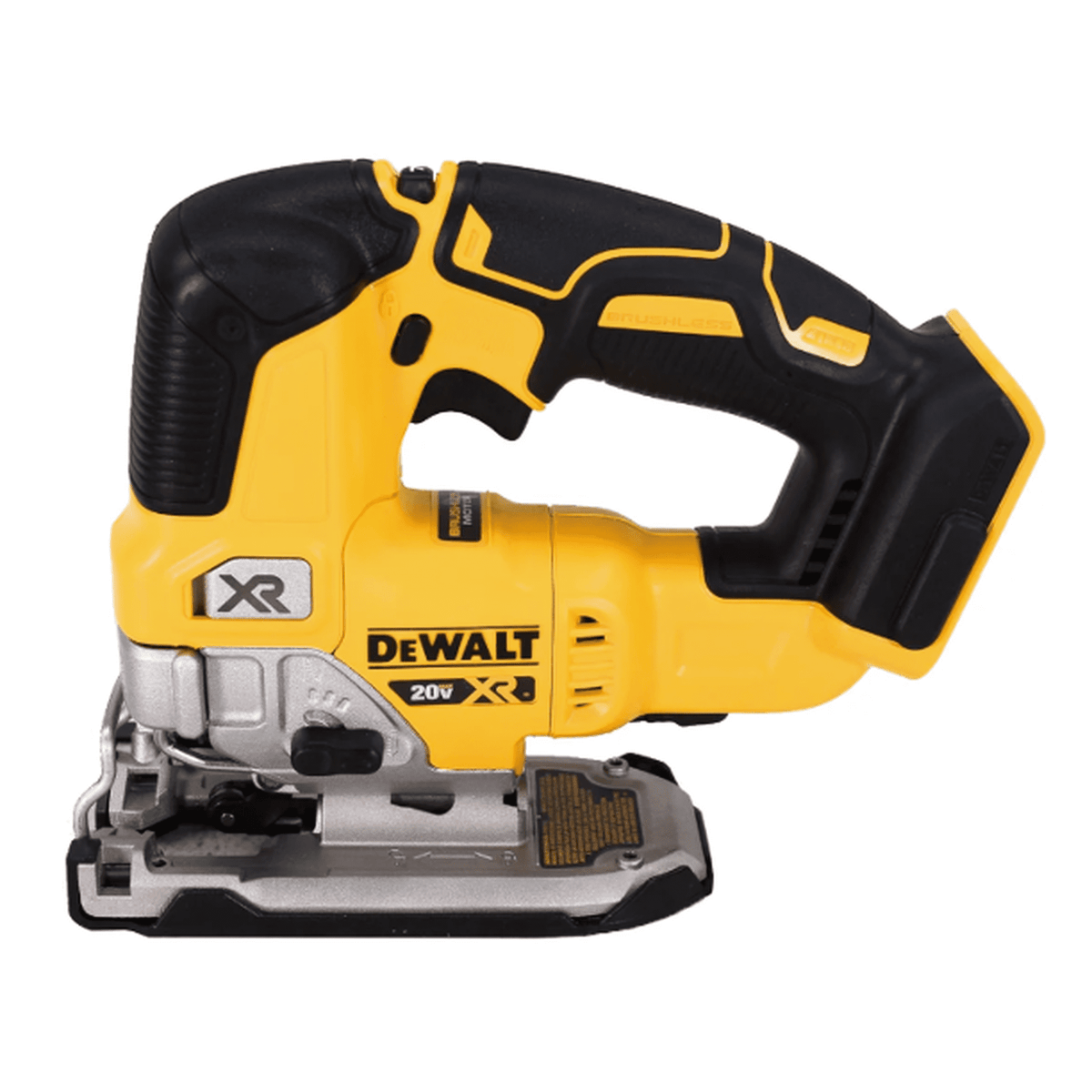DEWALT 20V MAX XR Brushless Cordless Jigsaw (DCS334B) – 3,200 SPM, 4-Position Orbital Action, LED Light, Tool Only
