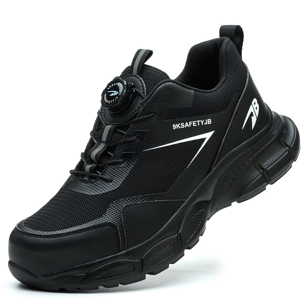 Knob Lacing System Safety Steel Toe Shoes
