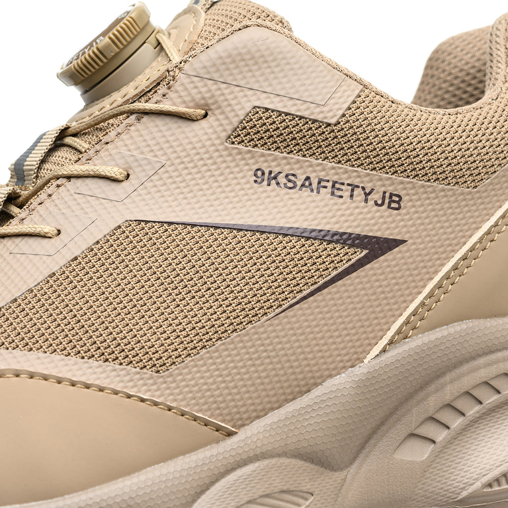 Knob Lacing System Safety Steel Toe Shoes