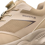Knob Lacing System Safety Steel Toe Shoes