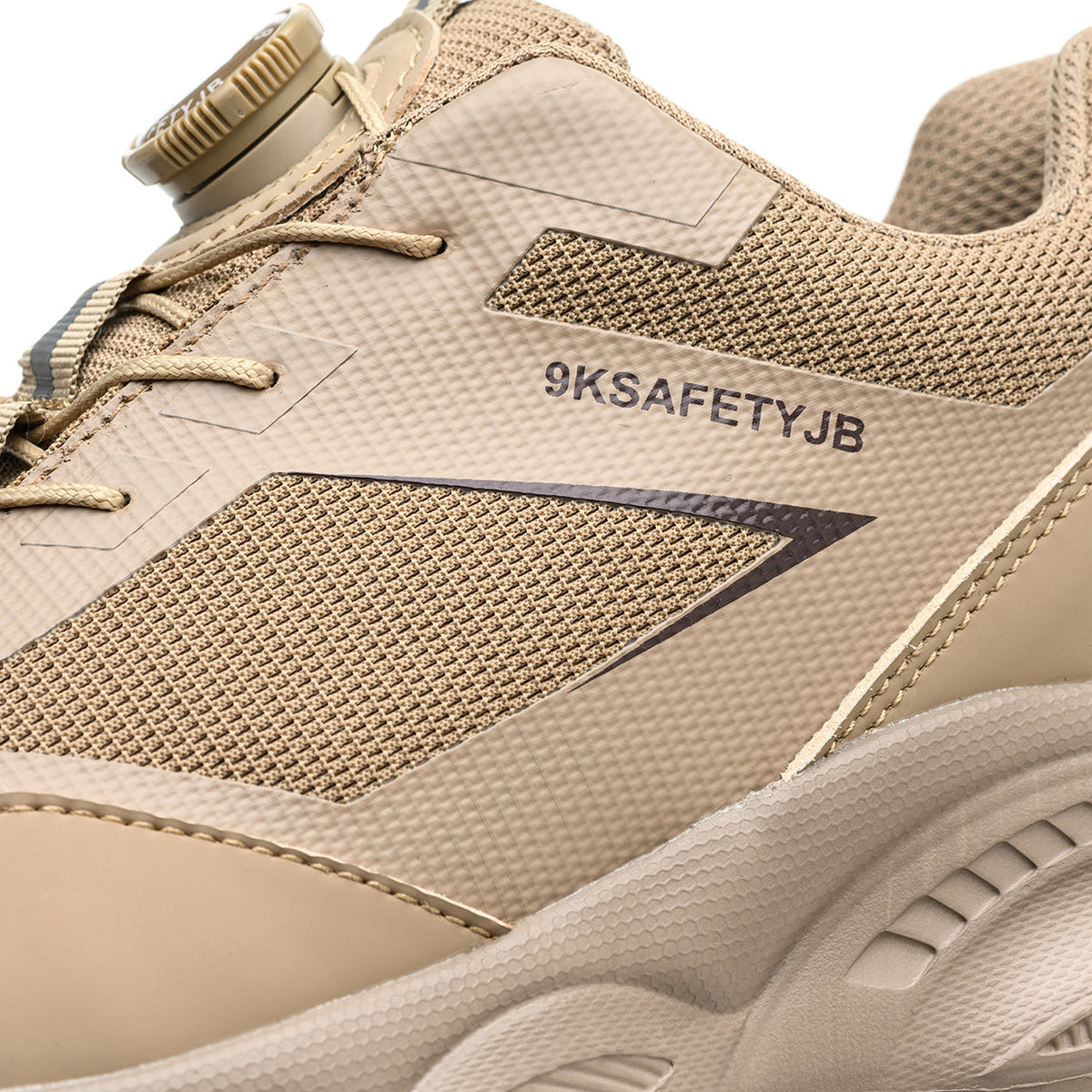 Knob Lacing System Safety Steel Toe Shoes