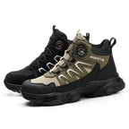 Lightweight Puncture Resistant Safety Shoes with Quick-Rotating Buckle