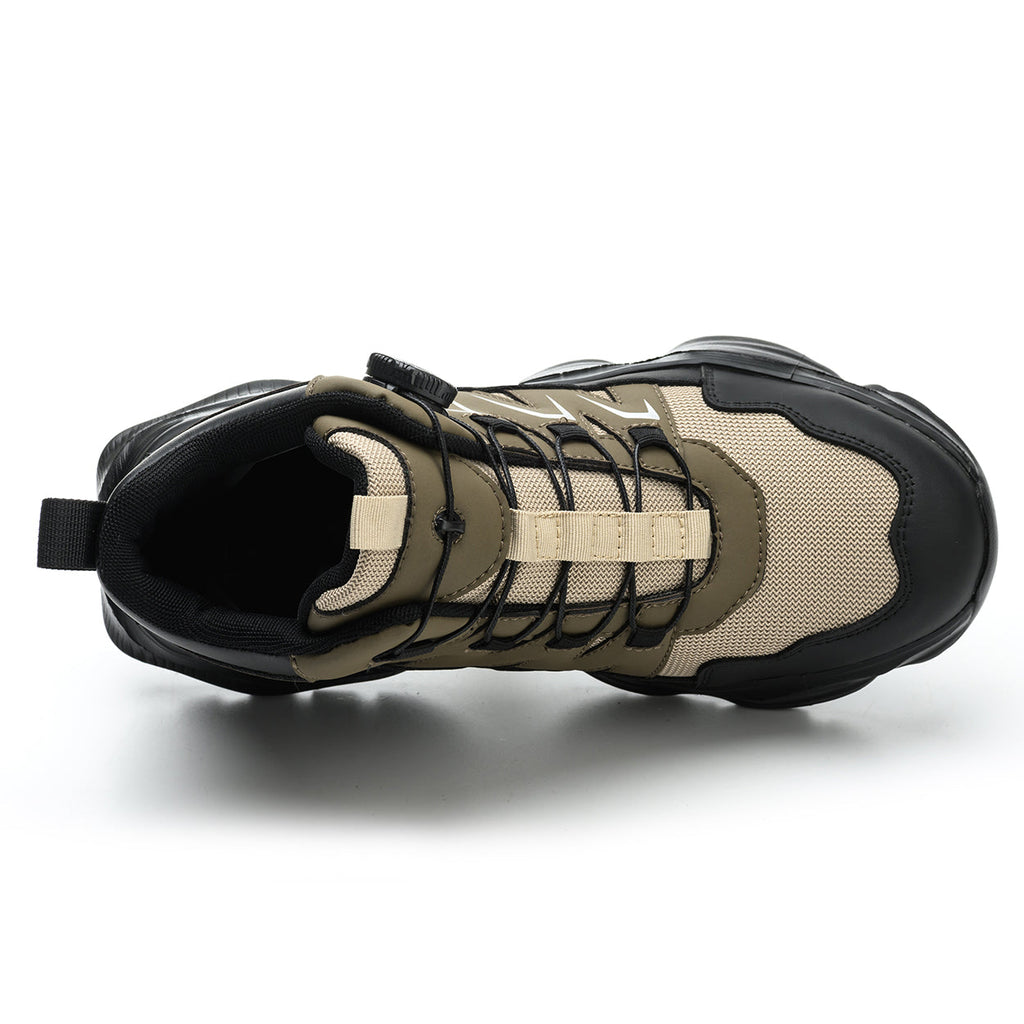 Lightweight Puncture Resistant Safety Shoes with Quick-Rotating Buckle