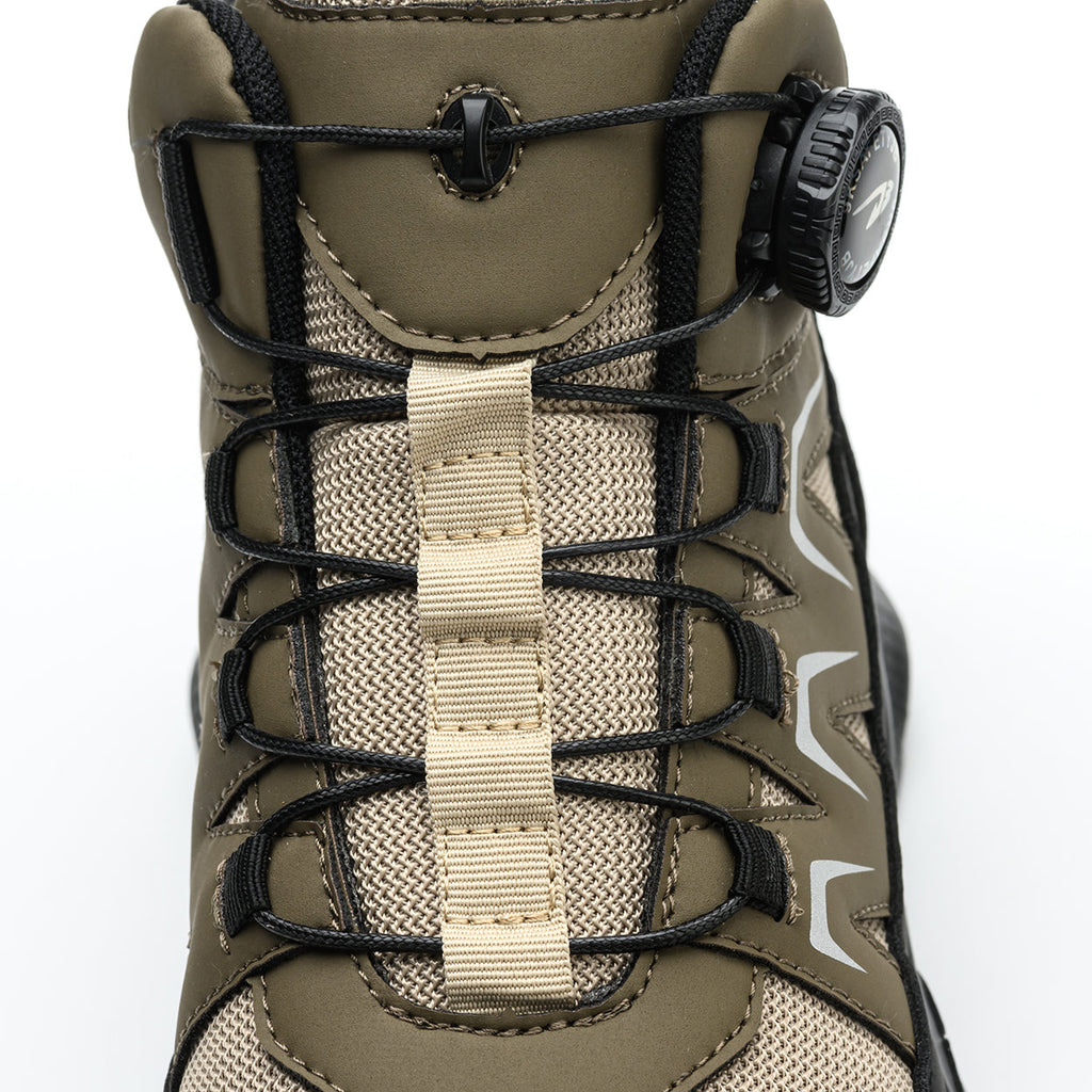 Lightweight Puncture Resistant Safety Shoes with Quick-Rotating Buckle