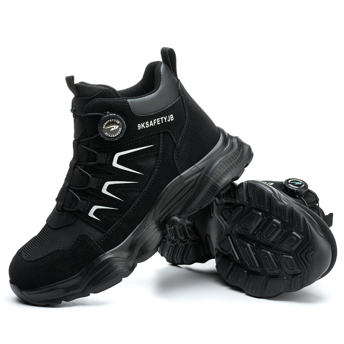Lightweight Puncture Resistant Safety Shoes with Quick-Rotating Buckle