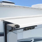 Dulepax RV Slide Out Awning Fabric Replacement 46" x 300" Universal Slide-Topper Replacement for 5th Wheel RVs, Travel Trailers and Motorhomes, White