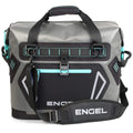 ENGEL Soft Sided Cooler HD20 - 22 Qt, 24 Cans, Dark Gray/Seafoam