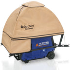 GenTent Inverter Kit - Running Cover for Fully Encased Generators - Flame Retardant, Waterproof Vinyl (Extreme - Tan) Generator Tent