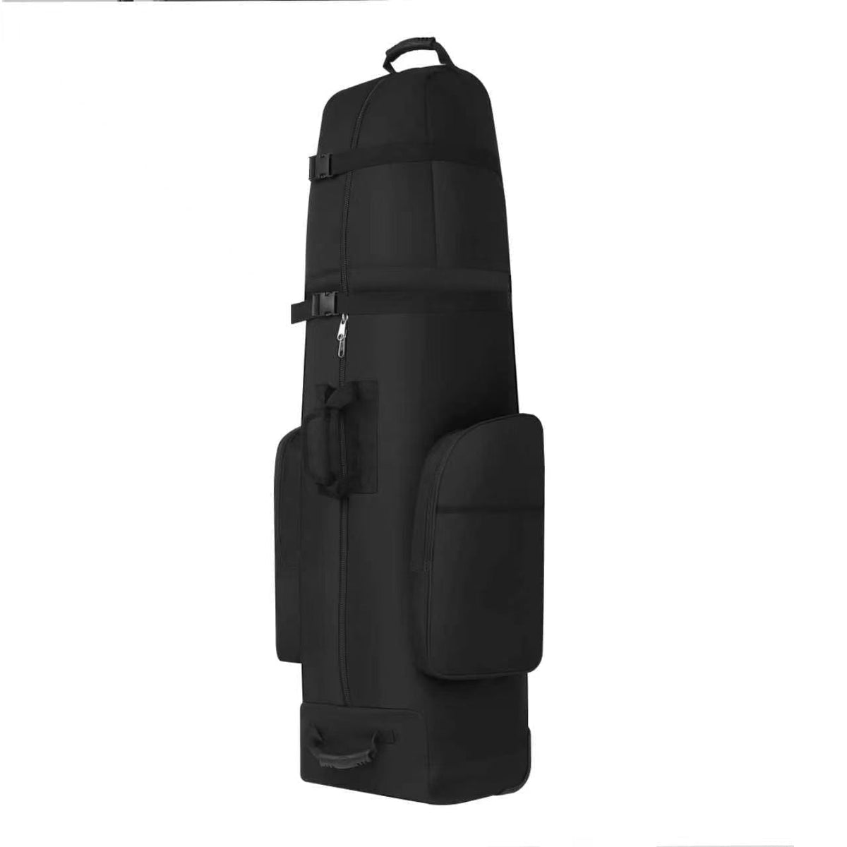 DKTIOP Golf Travel Bag with Wheels, Lockable Zipper Soft Sided Golf Club Airline Bag, Waterproof Wear Resistant 900D Oxford Polyester Golf Bag with