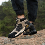 Contrast Color Mid Rise Steel Toe Safety Shoes