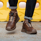 Waterproof & Insulated Steel Toe Shoes with Knob Lacing System