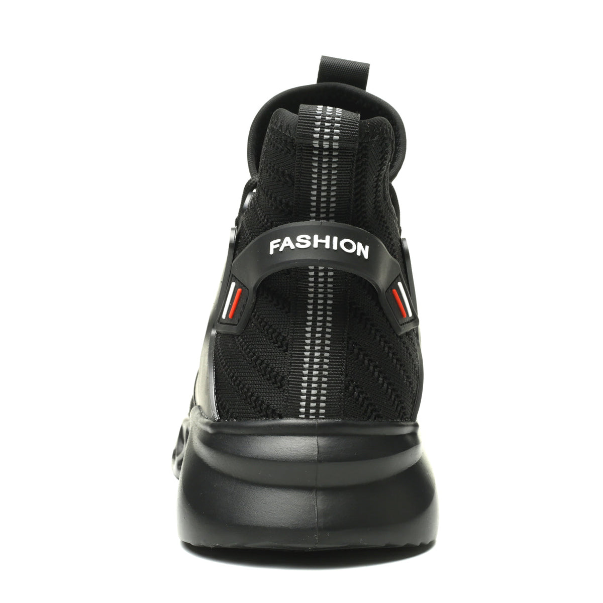 Knitted Steel Toe Safety Sneakers - Breathable Wide-Opening Work Shoes