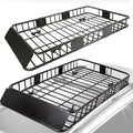 HECASA Upgrade Adjustable Roof Rack Cargo Carrier with Extension,64" x 39" x 6'' Universal, 250LBS Weight Capacity Heavy Duty Steel Car SUV ,Top
