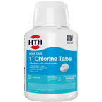 HTH 1-inch Chlorine Tablets — Tablet Form, 5 lb — Pool Sanitizer to Kill Algae & Bacteria