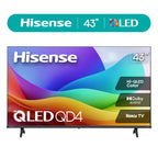 Hisense 43" Class QD40R Series Hi-QLED FHD Smart Roku TV (43QD40R, 2026 Model) - Hi - QLED Color, Dolby Audio, Full Array LED, Slim Bezel Design