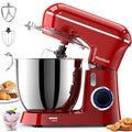 Honinst 6.5 QT Electric Stand Mixer, 10+P Speeds Lightweight with Tilt-Head Kitchen Stand Mixer, Dough Hook, Whisk, Beater and Bowl, Food Mixer for