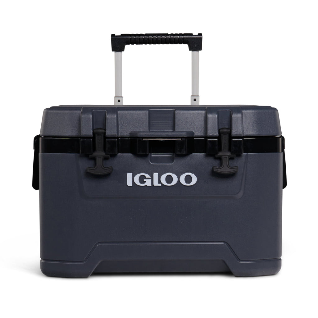 Igloo 52 QT Overland Ice Chest Cooler with Wheels, Gray
