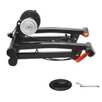 KFFKFF Foldable Magnetic Bike Trainer Stand, Adjustable 6-Level Resistance, Compatible with 26-29 Inch & 700C Wheels, Indoor Cycling Equipment with