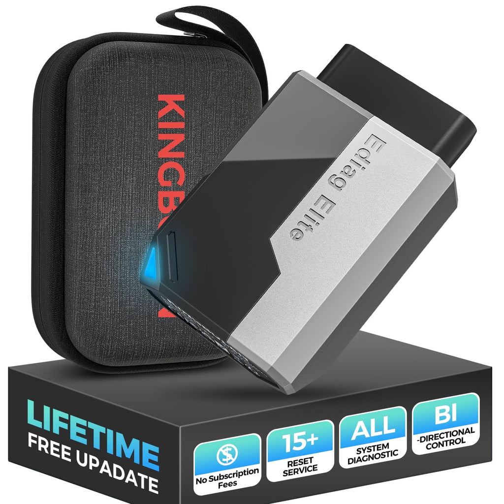 KINGBOLEN Ediag Elite OBD2 Bluetooth Car Scanner, Bi-Directional Control Scan Tool for iOS & Android with All System Diagnostic, 15+ Hot Reset, CANFD