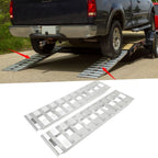 Kojem 60"x15" Aluminum 6800 LBS Loading Trailer Ramps for Truck Car Auto ATV UTV Universal Hook Attaching End Knife Foot 1 pair