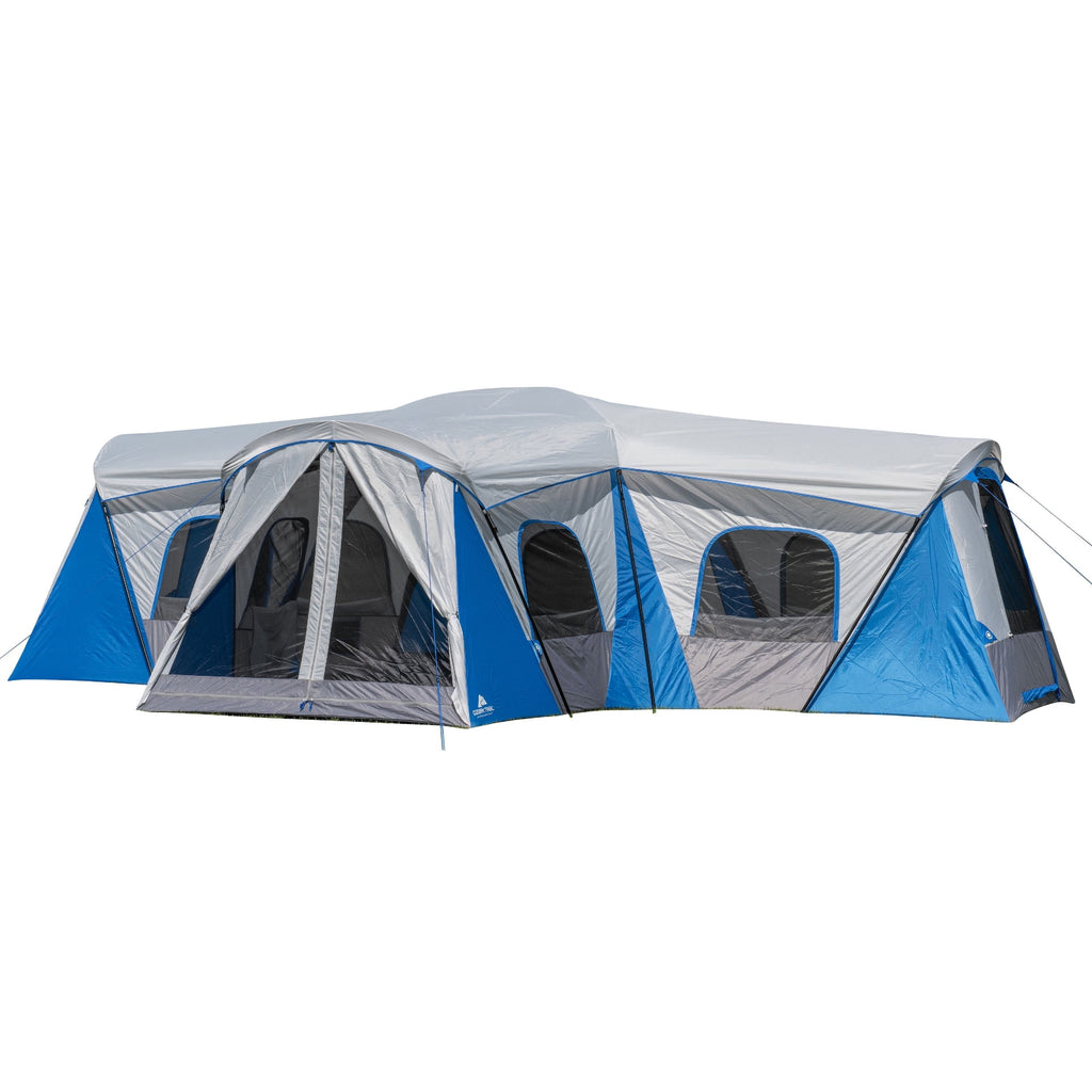 Ozark Trail Hazel Creek 16-Person 3-Room Family Cabin Tent, 3 Entrances