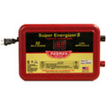 Parmak Super Energizer 5 Electric Fence Charger, 50-Mile Range, Red